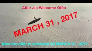 JIO Happy new year offer - Jio extends till march 31