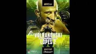 The MMA Analysis - UFC 325 Volkanovski vs Lopes 2 Preview