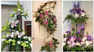 Fresh flower Church arrangement and decoration ideas 