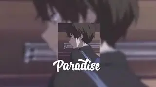 Coldplay - Paradise // sped up