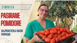 Zimnica. Pasirana Rajčica (Paradajz)  bez Konzervansa. Jednostavna priprema...!