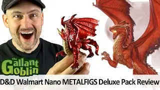 Red Dragon Deluxe Pack - D&D Walmart Exclusive Nano METALFIGS Minis - Jada Toys