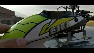 Helicoptero Eachine E180 super potentencia en acci&oacute;n piloto Isaac Quezada