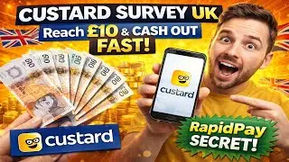 Custard Survey UK: How to Reach &pound;10 & Cash Out FAST (RapidPay Secret)