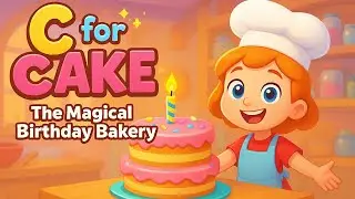 C for Cake | Magical Birthday Bakery Adventure for Kids | Fun ABC Learning Video
