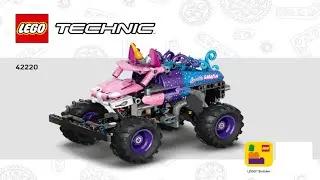 Инструкция к набору LEGO 42220 | Technic | Monster Jam Sparkle Smash | Monster Jam
