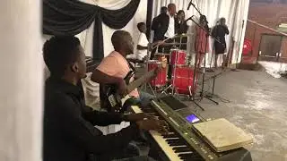 Tshiamo on drums