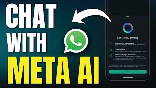 How To Get Whatsapp Meta AI 2024 (How to Chat with Whatsapp Meta AI) Whatsapp's latest update