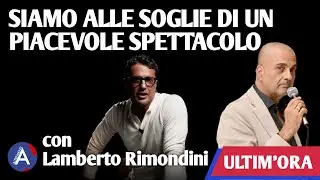 SIAMO ALLE SOGLIE DI UN PIACEVOLE SPETTACOLO. Con Lamberto Rimondini.
