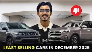 December 2025 Mein Sabse Kam Bikne Wali 10 Cars 😱 | Least Selling Cars India 🚗📉