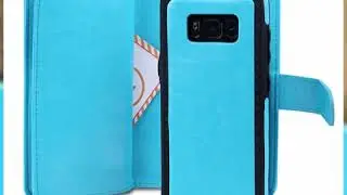 BRG Samsung Galaxy S8 Plus Wallet 9 Credit Card Slots Magnetic Case
