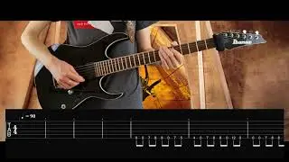 BLACKPINK - Pink Venom - Rhythm Guitar Tutorial with On-Screen Tabs
