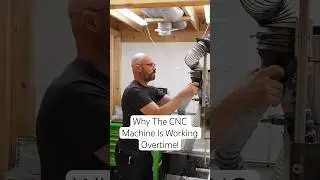 Die CNC-Maschine hat &Uuml;berstunden gemacht.