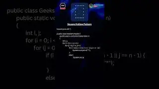 Java Square Hollow Pattern || @apnadepartment  || Java Pattern Questions