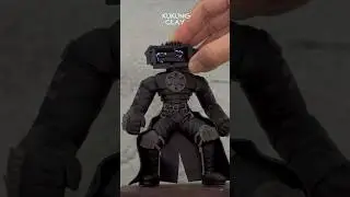 Making Titan TV Man infected with Polymer Clay. [ skibidi toilet 77 ] #shorts