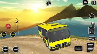 Hill Climbing Bus Simulator - Realistic Bus Physics  - Android Gameplay 2017