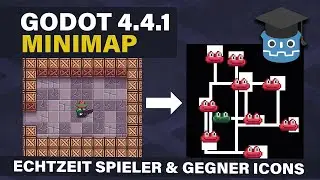 Godot 4.4.1: Minimap mit TextureRect & TileMap – Spieler & Gegner synchronisieren