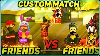 #Ammugamer #Freefirekannada Custom match friends VS friends,2boys and one girl one boy🥰🥰🥰🥰 GARENA