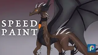 Spyro oc ELDROTH THE DRAGONESS speedpaint