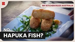 Greek Twins Hapuka Hunt Goes Wrong MKR Melbourne | My Kitchen Rules Australia