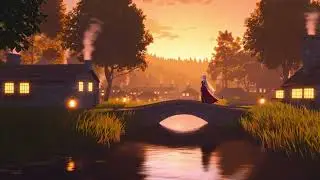 Medieval Village Ambience | Relaxing Anime Fantasy Music for Study & Sleep