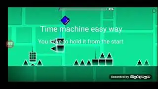 Time machine, easy way. #robtop #geometrydash #tutorial 