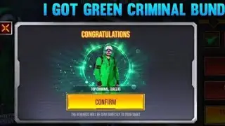 TOP CRIMINAL GREEN BUNDLE EVENT FREEFIRE | FREEFIRE NEW EVENT | NEW RAIDERSPIN EVENT | 14 AUG EVENT