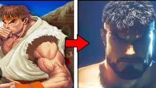 EVOLU&Ccedil;&Atilde;O RYU GOLPE SHORYUKEN STREET FIGHTER II AT&Eacute; STREET FIGHTER 6