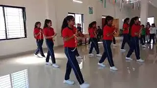 Prayas school Korba  republic day dance by class 9th girls
