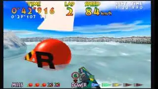 Wave Race 64 - Glacier Coast (reverse) in 1:22.954