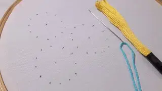 3 Dimensional Flower Hand Embroidery, Beautiful Eyelet Stitch Variation Embroidery/Latest Embroidery