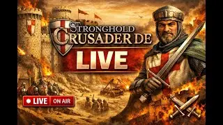 Stronghold Crusader: Definitive Edition 🔥 Прохождение миссий 3&ndash;5 | LIVE