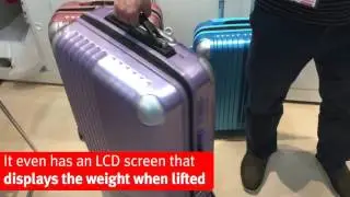 Smart luggage unlocks via fingerprint