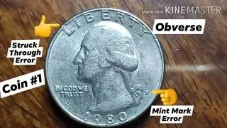Quarter Dollar Coin Errors  vlog#60