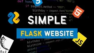 Simple Flask Website Tutorial with Python