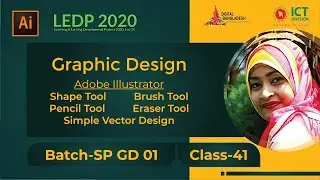 Shape Tool | Brush & Pencil Tool  | Class 41 | Batch SP GD 01 | LEDP 2020 | Graphic Design Class