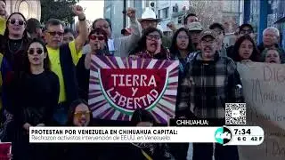 Protests for Venezuela in Chihuahua City