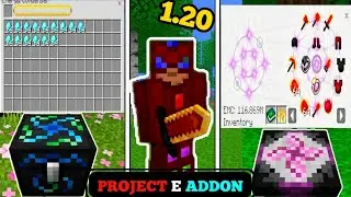 Project E Addon minecraft pocket edition 1.20/1.20+(PE/Bedrock) mods