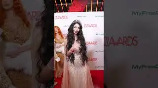 Adult star Asteria Jade on the 2026 AVN Awards red carpet