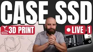 Progetto SSD Case 2.0: Design Modulare e Stampabile in 3D - Fusion 360 - Prime idee e modelli - P1