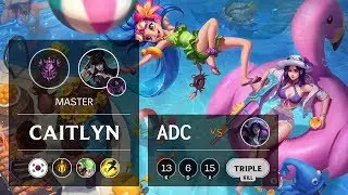 Caitlyn ADC vs Kai'Sa - KR Master Patch 9.14