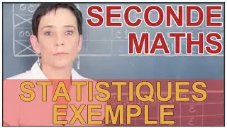Statistiques - Exemple - Maths seconde - Les Bons Profs