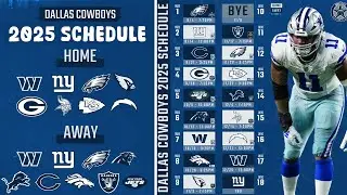 2025-26 Dallas Cowboys Full Schedule Breakdown | Dates, Times & Opponents