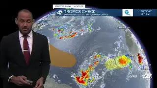 Tropics check: Two distant Atlantic systems (08/19/2025)
