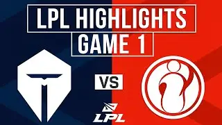 TES vs IG Highlights Game 1 | LPL 2025 Regional Finals | Top Esports vs Invictus Gaming