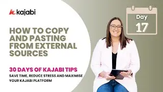 Day 17 of Kajabi Tips - Best Way to Copy & Paste Text | Formatting Tips for Landing Pages & Emails