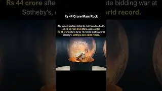 Unbelievable! This Mars Rock Sold for Rs 44 Crore.