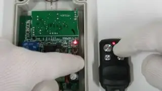 Programming Liftmaster compatible remote control on receiver