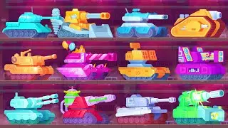 Tank Stars - ALL TANKS - Gameplay Walkthrough Video (iOS Android)