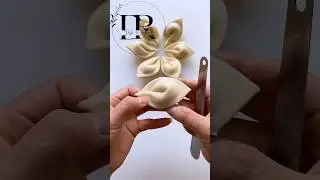 সহজ ডিজাইনের মমো ডিজাইন। #momos #momosrecipe #shorts